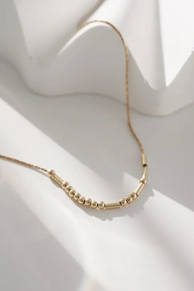 Morse Code Necklace